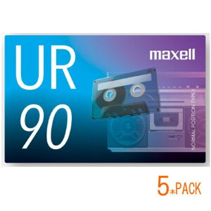 maxell UR-90N5P �J�Z�b�g�e�[�v 90��×5�{�Z�b�g