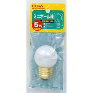 ELPA G-8003H(W) ~j{[ 5W E26 G40 zCg