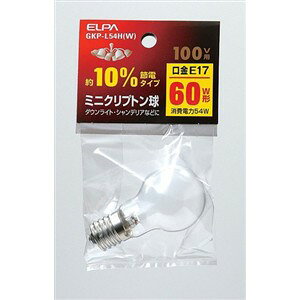 Gp(ELPA) GKP-L54H (W) ~jNvg 60W@E17@(zCg)