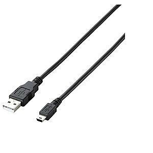 �G���R�� U2C-JM20BK �G�RUSB2.0�P�[�u�� 2m A-miniB�^�C�v 480Mbps ���z���p�b�P�[�W �����b�L�s�� �u���b�N