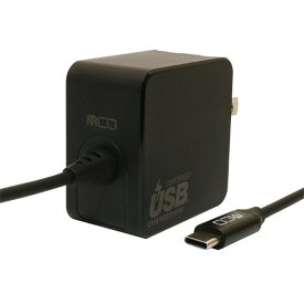 ミヨシ IPA-GC15AN／BK USB PD充電 ケーブル一体型 65w GaN採用 黒 1.5m ブラックIPAGC15AN／BK