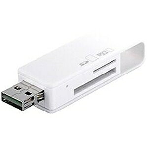 �o�b�t�@���[ BSCRD05U2WH �ǂ�����USB�R�l�N�^�[�̗p SD��p�J�[�h���[�_�[�^���C�^�[(�z���C�g)