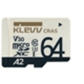 ESSENCORE DRK064GUSD6U3CAY データ復旧サービス付き microSDXCカード UHS-I Class10 U3／V30 A2 SD変換アダプタ付属 KLEVV CRAS 64GB