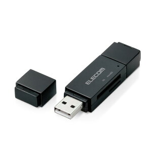 �G���R�� MRS-MBD09BK �J�[�h���[�_�[ USB 2.0 microB + USB-A ���}�� �X�}�z �^�u���b�g Windows11 Mac Android �}�C�N��SD �u���b�N