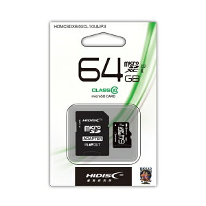 C HDMCSDX64GCL10UIJP3 microSDXCJ[h UHS-1 64GB Class10