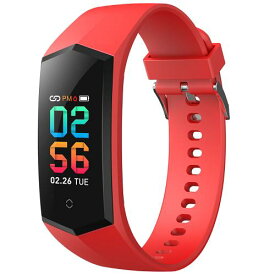 カボスマ-ト V17RD CAVOSMART Fitness tracker V17 スマートウォッチ レッド