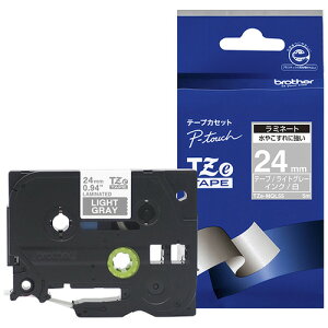 �u���U�[ TZE-MQL55 ���x�����C�^�[ �s�[�^�b�`(P-Touch)�p ���~�l�[�g�e�[�v ���C�g�O���[ ������ 24mm