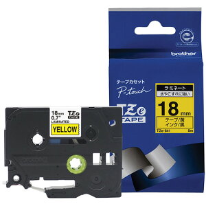 �u���U�[ TZe-641 ���x�����C�^�[�s�[�^�b�`�p ���~�l�[�g�e�[�v ���e�[�v ������ ��18mm ����8m