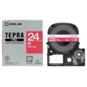 �L���O�W�� �J���[���x���e�[�v �u�e�v��PRO�v(�ԃe�[�v�^�������^24mm) SD24R