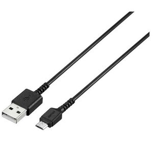 �o�b�t�@���[ BSMPCMB130BK USB2.0�P�[�u���iType-A to microB�j �u���b�N 3m