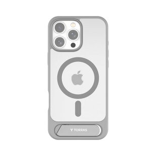 Torras X00FX1827 Pstand case for iPhone16 Pro Titanium Grey