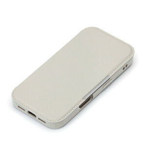 PGA PG-24AGF05GY iPhone 16�p �K���X�t���b�v�P�[�X [�T�t�B�A�[�m��/�O���[] Premium Style