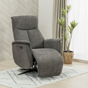 【今週のお買得品】ヤマダオリジナル 電動リクライニングチェア YEPC190008GYヌノ2m 布グレー