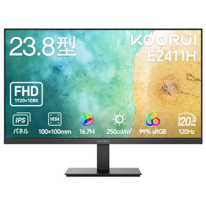 KOORUI E2411H 23.8^ IPSpl tHDtj^[ 120Hz 99%sRGB tbJ-t[ ubN