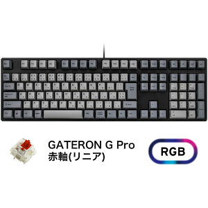�v�����X�g�� JIS112�L�[RGB���C�g ���J�j�J���L�[�{�[�h(GATERON�^�Ԏ����j�A) IK-CD108-G�^RD-RGB-BK