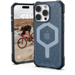 �v�����X�g�� iPhone 16 Pro�p MAGSAFE�Ή� ESSENTIAL ARMOR �N���E�h�u���[ UAG-RIPH24MA-EMS-CB