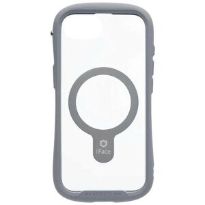 HAMEE iPhone 16e iFace Reflection MagSynq 強化ガラスクリアケース iFace グレー 41-988619