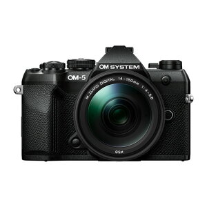 OM�f�W�^���\�����[�V�����Y OM-5 Mark II 14-150mm II �����Y�L�b�g IP53�h���h�o�Ή� �u���b�N