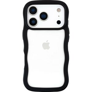 eB[KCA Wavy Case (black) for iPhone17 Pro UNI-25MP-WCBK