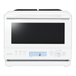 シャープ RE-WF306-W 過熱水蒸気オーブンレンジ 熱風コンベクション機能搭載 フラット庫内 30L ホワイト