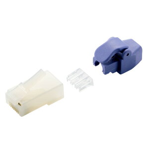 �G���R�� LD-6RJ45T10�^TP2 RJ45 LAN�R�l�N�^ Cat6 10�� ���[�h�o�[�{�v���e�N�^�[ �P���E���� ���Ή� �n�[�t�N���A