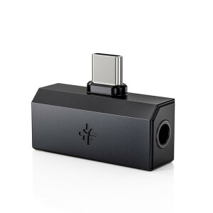 FIIO FIO-SSTINYB-3544-B USB DAC���� �|�[�^�u���w�b�h�z���A���v �n�C���]�Ή� 3.5mm�E4.4mm�w�b�h�z���W���b�N���� �u���b�N