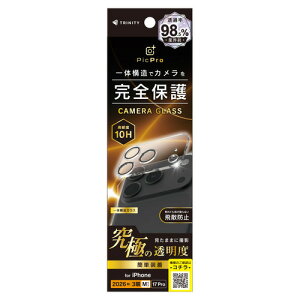 �g���j�e�B TR-IP26M3-LCA-C4ARCL iPhone 18 Pro�^17 Pro [PicPro] ���ɂ̓��ߗ� �A���e�B���b�g�N���A �J���������Y�ی�K���X ����