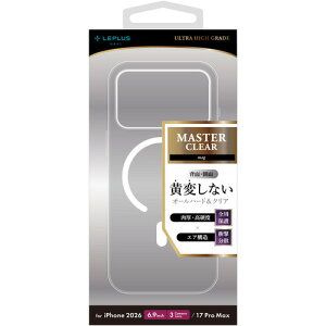 MS�\�����[�V�����Y LN-IL26MCMWH iPhone 18 Pro Max�uMASTER CLEAR mag�v�N���A+�z���C�g WH