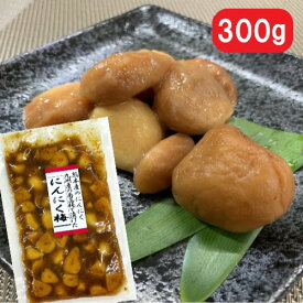 【熊本産】【にんにく梅・300g（袋入）】ニンニク・にんにく・梅・九州産南高梅・梅にんにく・梅ニンニク・熊本産