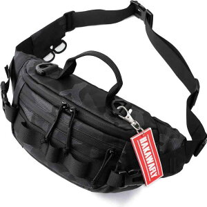 HAKAWAFLY 渓流 バッグ 撥水加工 釣り ウエストポーチ 多機能 釣り バッグ 小さめ ウエストバッグ ボディバッグ 大容量 ヒップバッグ 防水 仕事用 通学 釣り 散歩 バイク アウトドア