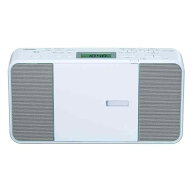 TOSHIBA(東芝) CDラジオ TY-C251(W) コンパクト スリム ボディー 縦型 ワイドFM 対応 外形寸法 280×149…