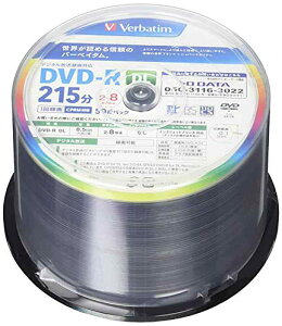 �o�[�x�C�^���W���p��(Verbatim Japan) 1��^��p DVD-R DL CPRM 215�� 50�� �Ж�2�w 2-8�{�� VHR21HP50V1FFP [�t���X�g���[�V�����t���[�p�b�P�[�W(FFP)]