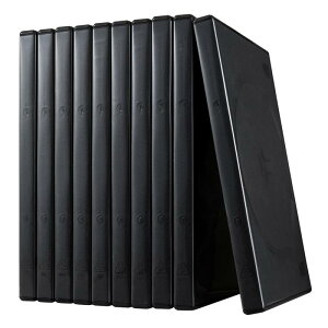 �T�����_�C���N�g DVD�P�[�X 2�����[ 10���Z�b�g DVD �g�[���P�[�X �u���b�N 200-FCD033BK