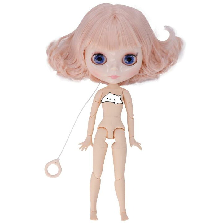 楽天市場】12インチの人形の体の練習のみ、かわいい人形bjd 長髪、関節 