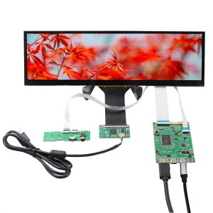 VSDISPLAY 12.6�C���` �^�b�`�p�l�� �f�B�X�v���C HDMI �𑜓x 1920x515 �ג��t��
