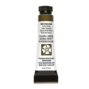 Daniel Smith �_�j�G���E�X�~�X ���ʊG�� 5ml�`���[�u (Rich Green Gold) 284610099