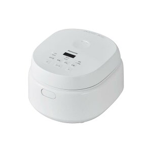 パナソニック 炊飯器 5.5合 黒角厚釜 コンパクトデザイン ホワイト SR-A110D-W
