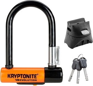 Kryptonite Evolution mini-5?Heavy Duty���]��U���b�N�o�C�N���b�Nwith transit FlexFrame�u���P�b�g(8.26?CM x 5.5�C���`