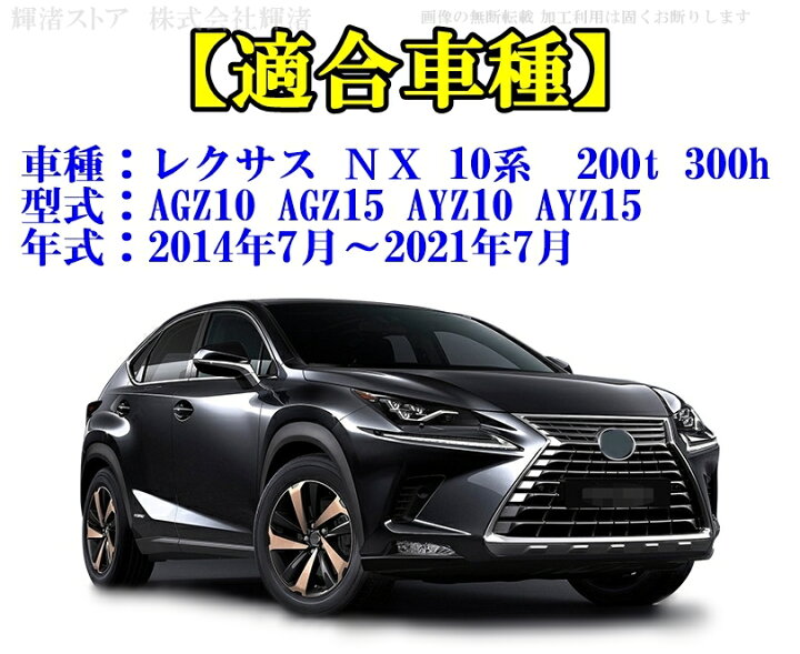 レクサスNX10,15系Gスクエアーリアルウエットカーボンカナードスパッツ 