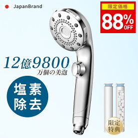 楽天1位★月間優良ショップ【88%OFF⇒3,090円~】シャワーヘッド マイクロナノバブル 塩素除去 フィルター 節水 増圧 高洗浄力 手元止水 毛穴 ケア 汚れ 除去 美肌 保湿 浄水 マイクロナノバブル 5段階モード プレゼント ギフト 母の日 父の日 クリスマス 引っ越し祝い