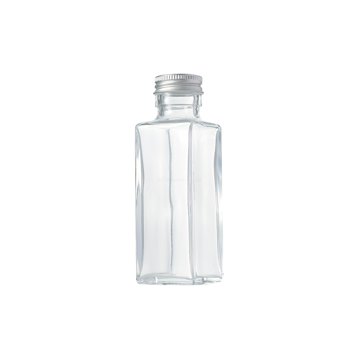 スクエア114ml 1個 ハーバリウム瓶 キャップ付き ハーバリウム 瓶 スクエア 114ml キット 100ml 1本 ビン 角瓶 送料無料カード決済可能 アロマディフューザー 爆売り 角 ガラス瓶 ボトル 硝子瓶