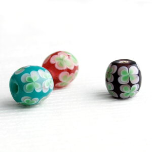 【2点で180円offクーポン対象!!】【9 レトロ mini】買い回り 10mm 花 とんぼ玉 ビーズ ガラスビーズ ガラス細工 花 ガラス玉 パワーストーン バラ売り ハンドメイド 材料 初心者 おしゃれ お守り