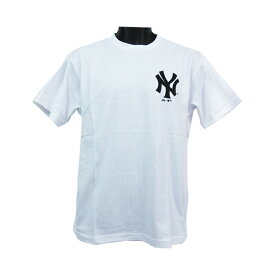 マジェスティック ニューヨーク ヤンキース 半袖 プリント Tシャツ 大きいサイズ クルーネック メンズ