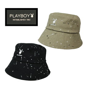 プレイボーイ バケットハット PLAYBOY メンズ レディース 帽子 ツイル HAT 男女兼用 ハット