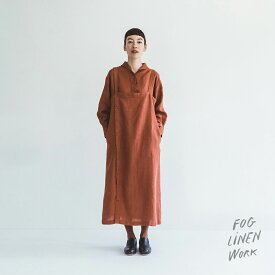 《セール20%OFF》fog linen work（フォグリネンワーク） シアー オーバードレス [LWA625]