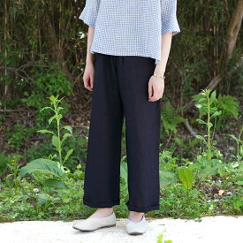 ■キナル別注■ fog linen work（フォグリネンワーク） オワーズ リネンパンツ ネイビー [ZKINARU119-104]