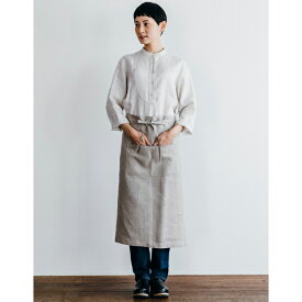 fog linen work（フォグリネンワーク） リネンギャルソンエプロン ナチュラル [LKA003-N] 【 前掛け ソムリエ メンズ レディース 男性用 女性用 男女兼用 カフェ おしゃれ かわいい シンプル リネン 麻 無地】