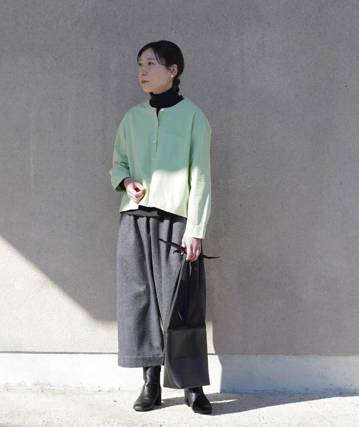 1835 あっこたん✕キナル✕fog linen work マカロンシャツ 楽天市場 
