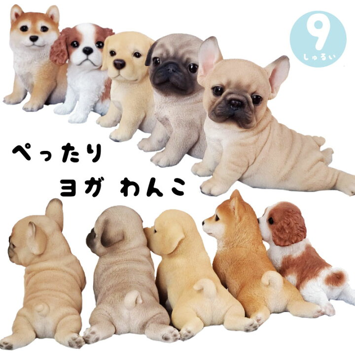 楽天市場 置物 おしゃれ オブジェ 犬 ドッグ ヨガ ガーデン リアル 玄関 庭 可愛い 子犬 ガーデニング オーナメント ギフト クリスマス プレゼント 誕生日 母の日 父の日 チワワ ビーグル シュナウザー フレンチブル キャバリア ラブラドール ヨークシャーテリア シバ