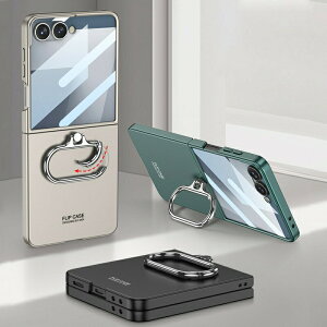 Galaxy Z Flip7 �P�[�X �����O�t�� �M�����N�V�[z�t���b�v 7 �X�^���h�@�\ �K���X�t�B������̌^ �����h�~ �J���������Y�ی� �ϏՌ� �S�ʕی�P�[�X �y�� �C�菝�h�~